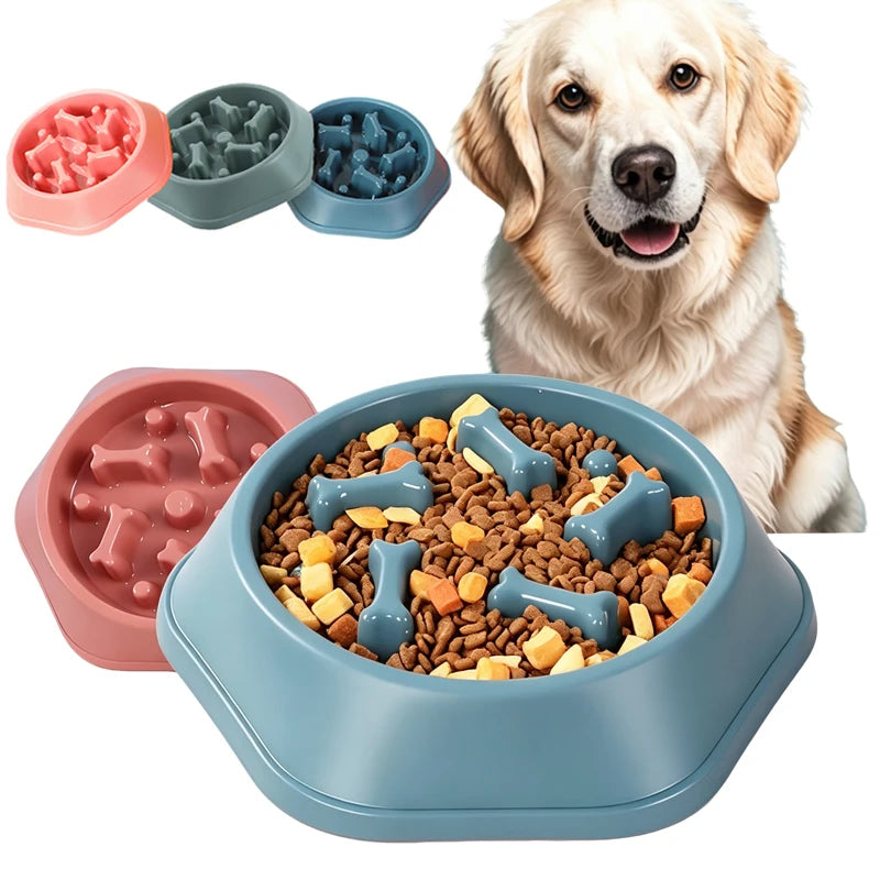Slow Down Bowl — Anti-Choking Slow Feeder for Dogs