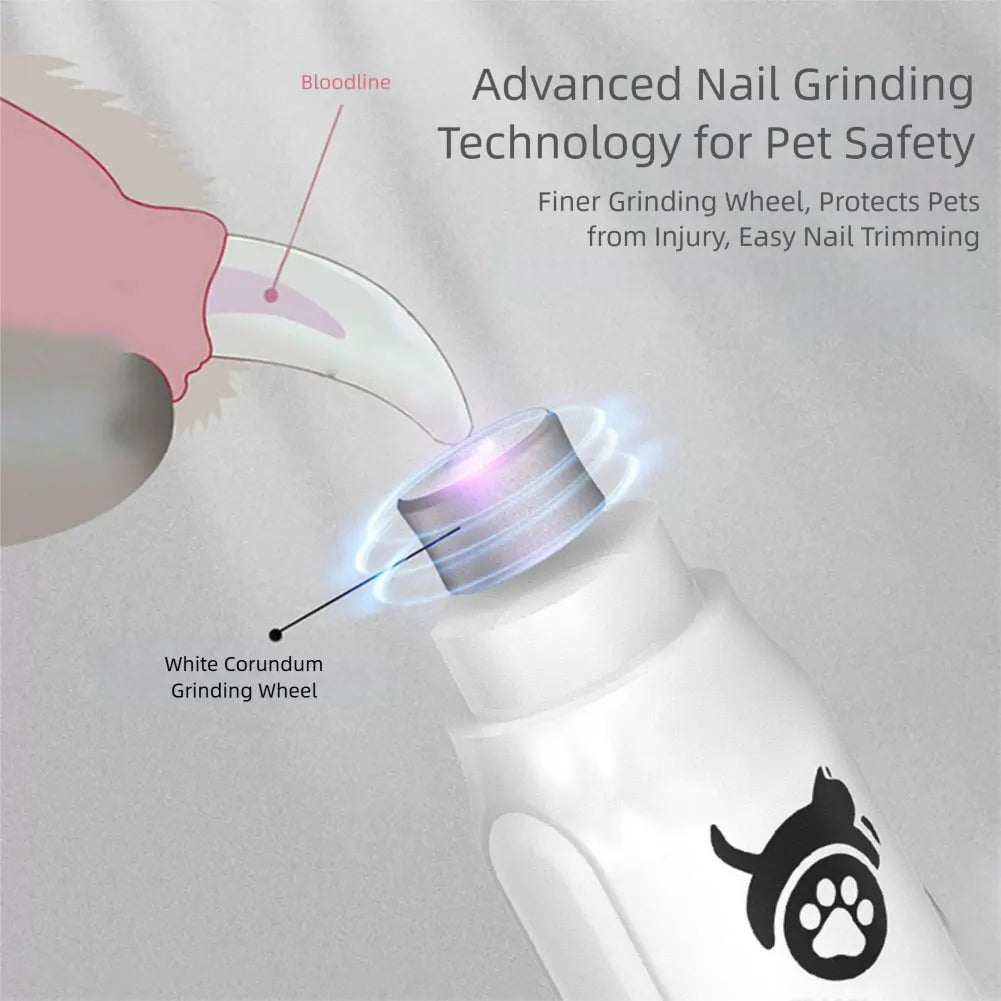 Quiet Trim — Rechargeable Pet Nail Grinder