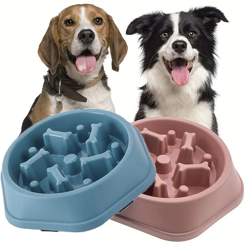 Slow Down Bowl — Anti-Choking Slow Feeder for Dogs
